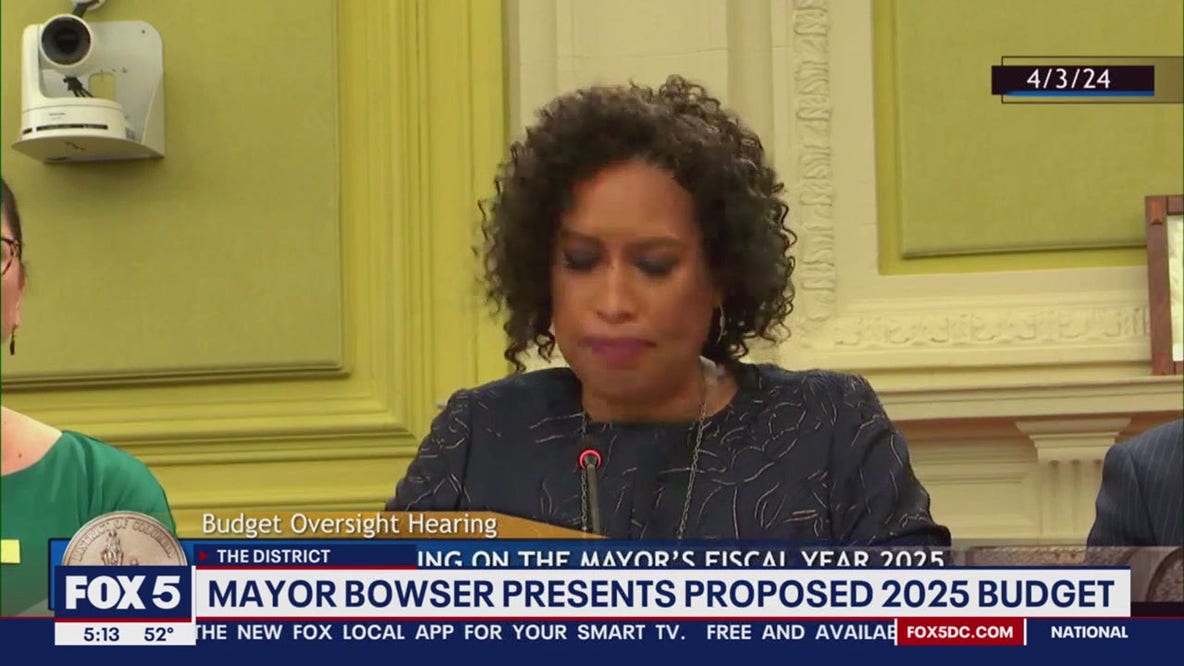 Mayor Bowser presents 2025 budget to DC Council